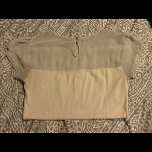 Express tan shirt